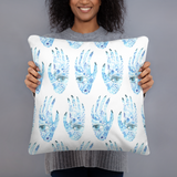 Garden Hands Square Pillow