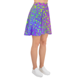 Psychedelic Mess Skater Skirt