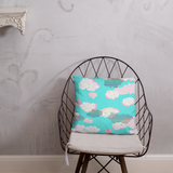 Cloudy Daze Square Pillow