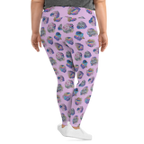 Pastel Crystal Cluster Plus Size Leggings