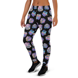 Black Crystal Cluster Joggers