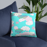 Cloudy Daze Square Pillow