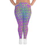Psychedelic Mess Plus Size Leggings