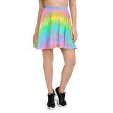 Rainbow Melt Skater Skirt