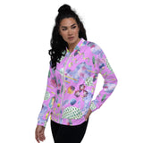 Bubblegum Garden Bomber Jacket
