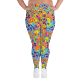 Groovy Shrooms Plus Size Leggings