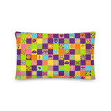 Disco Squares Pillow
