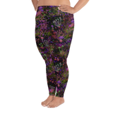 Sunset Shrooms Plus Size Leggings