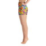 Groovy Shrooms Yoga Shorts