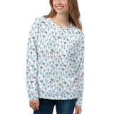 Blue Shrooms Unisex Sweatshirt