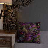Sunset Shrooms Square Pillow