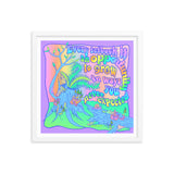 Opportunity to Grow Rainbow Framed Print