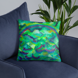 Mirrored Mountain Pillow