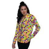 Disco Squares Bomber Jacket