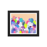 Gumdrops Mountaintops 3 Framed Print