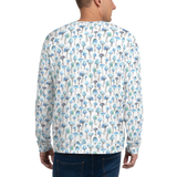 Blue Shrooms Unisex Sweatshirt