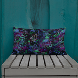 Midnight Mushrooms Rectangular Pillow