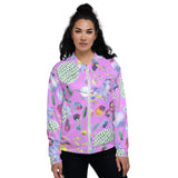 Bubblegum Garden Bomber Jacket