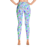 Electric Party Blues Yoga Leggings