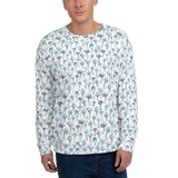 Blue Shrooms Unisex Sweatshirt