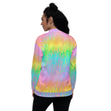 Rainbow Melt Unisex Bomber Jacket