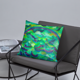 Mirrored Mountain Pillow