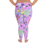 Bubblegum Garden Plus Size Leggings