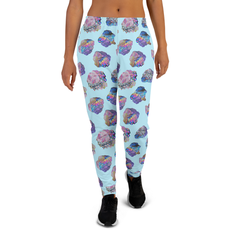 Blue Crystal Cluster Joggers