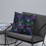Space Shrooms Square Pillow