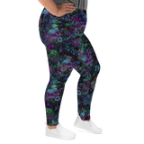 Space Shrooms Plus Size Leggings