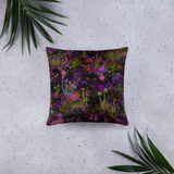 Sunset Shrooms Square Pillow