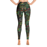 Midnight Mushrooms Yoga Leggings