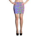 Psychedelic Mess Mini Skirt