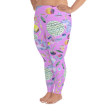 Bubblegum Garden Plus Size Leggings
