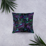 Space Shrooms Square Pillow