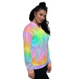 Rainbow Melt Unisex Bomber Jacket