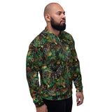Midnight Mushrooms Bomber Jacket