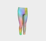 Rainbow Grid Kids Leggings