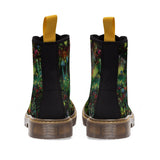 Midnight Mushrooms Women's Martin Boots