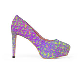 Psychedelic Mess Women's Platform Heels