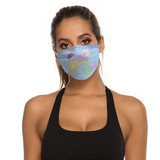 Blue Dreamy Sweater Reusable Mask