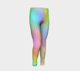 Rainbow Grid Kids Leggings