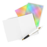 Rainbow Grid Greeting Cards (8 pcs)