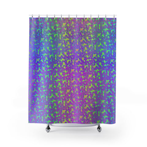 Psychedelic Mess Shower Curtain