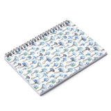 Blue Shroom Spiral Notebook - Ruled Line