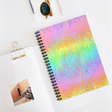 Rainbow Melt Spiral Notebook - Ruled Line