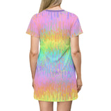Rainbow Melt T-Shirt Dress