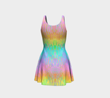 Rainbow Melt Flare Dress