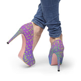 Psychedelic Mess Women's Platform Heels