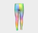 Rainbow Grid Kids Leggings